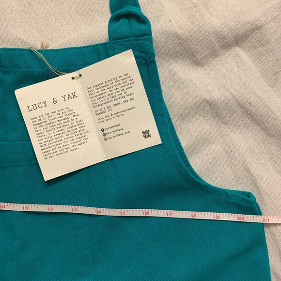SOLD NWT Atlas Lucy & Yak Organic Cotton Overalls - Picture 10 of 12
